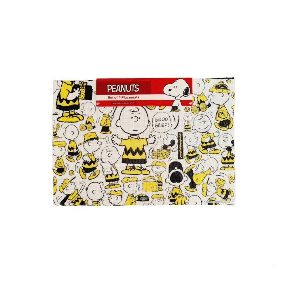 Peanuts Charlie Brown - Good Grief! - Set of 4 Placemats